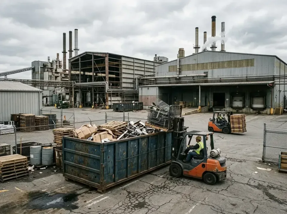 industrial-factory-scrap-conta-003 — frequently asked questions, Cheap Roll-off Dumpster Rentals in Evansville, IN